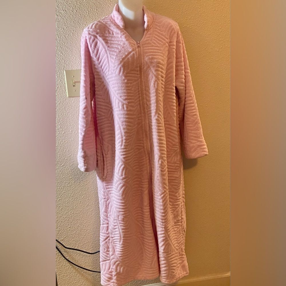 Just Love Cozy Pink Fleece Robe Size M